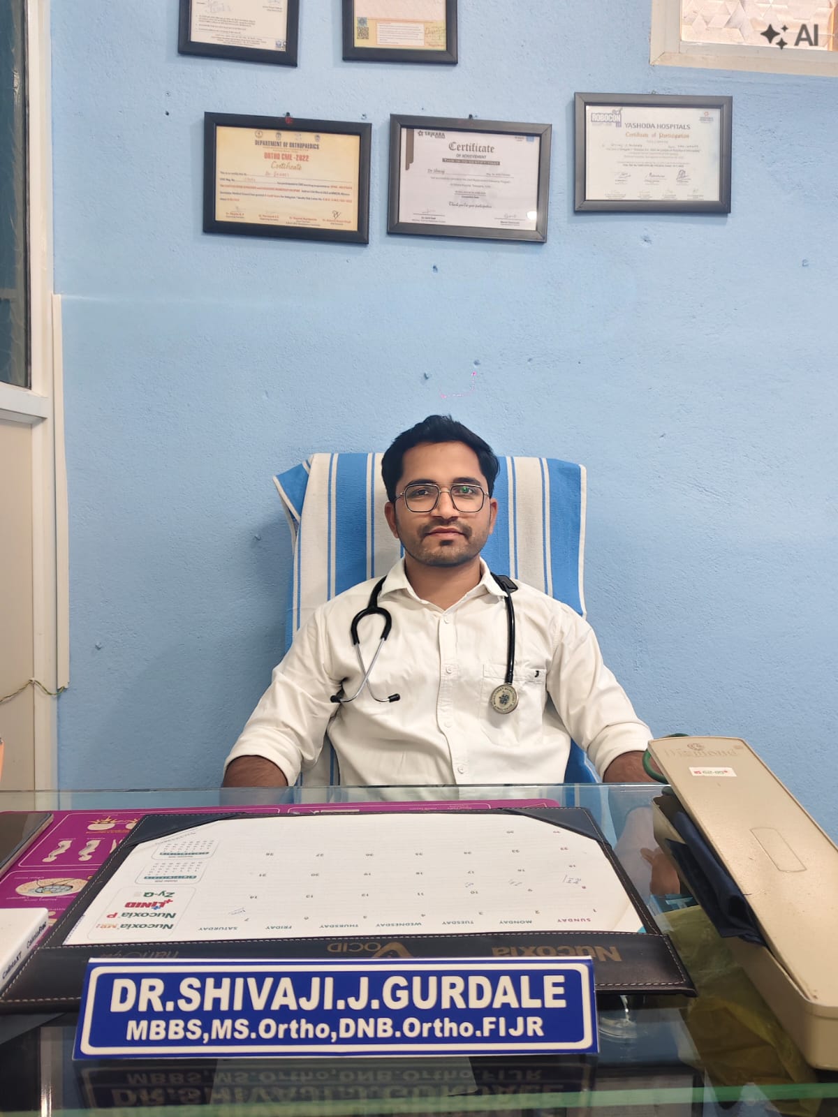 Dr. Shivaji J. Gurdale, consultant orthopaedic surgeon