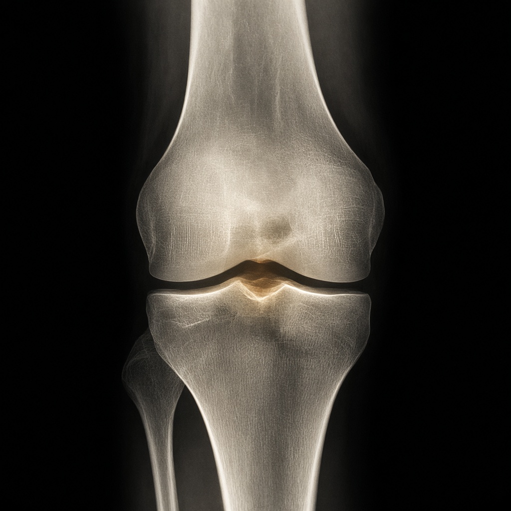 Digital X-ray of a knee